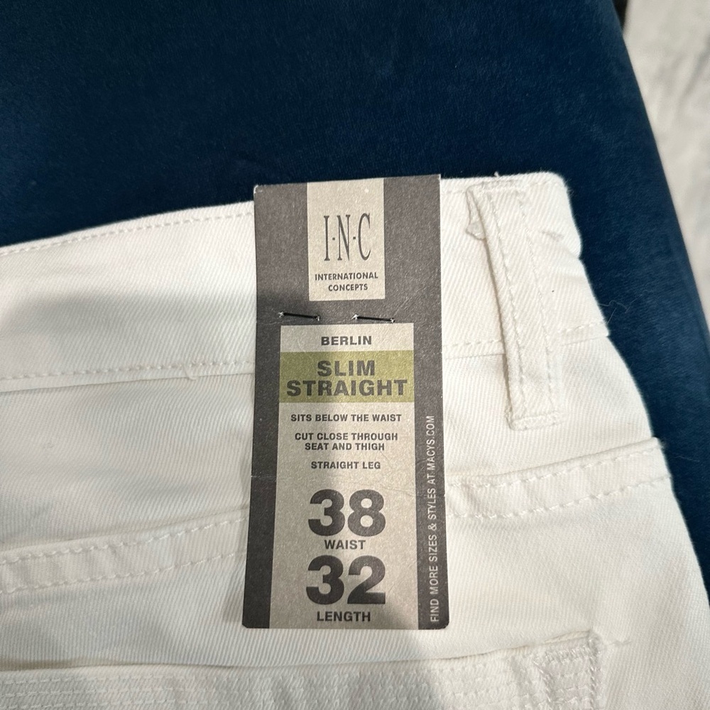 Slim Straight White Jeans - Picture 5 of 10